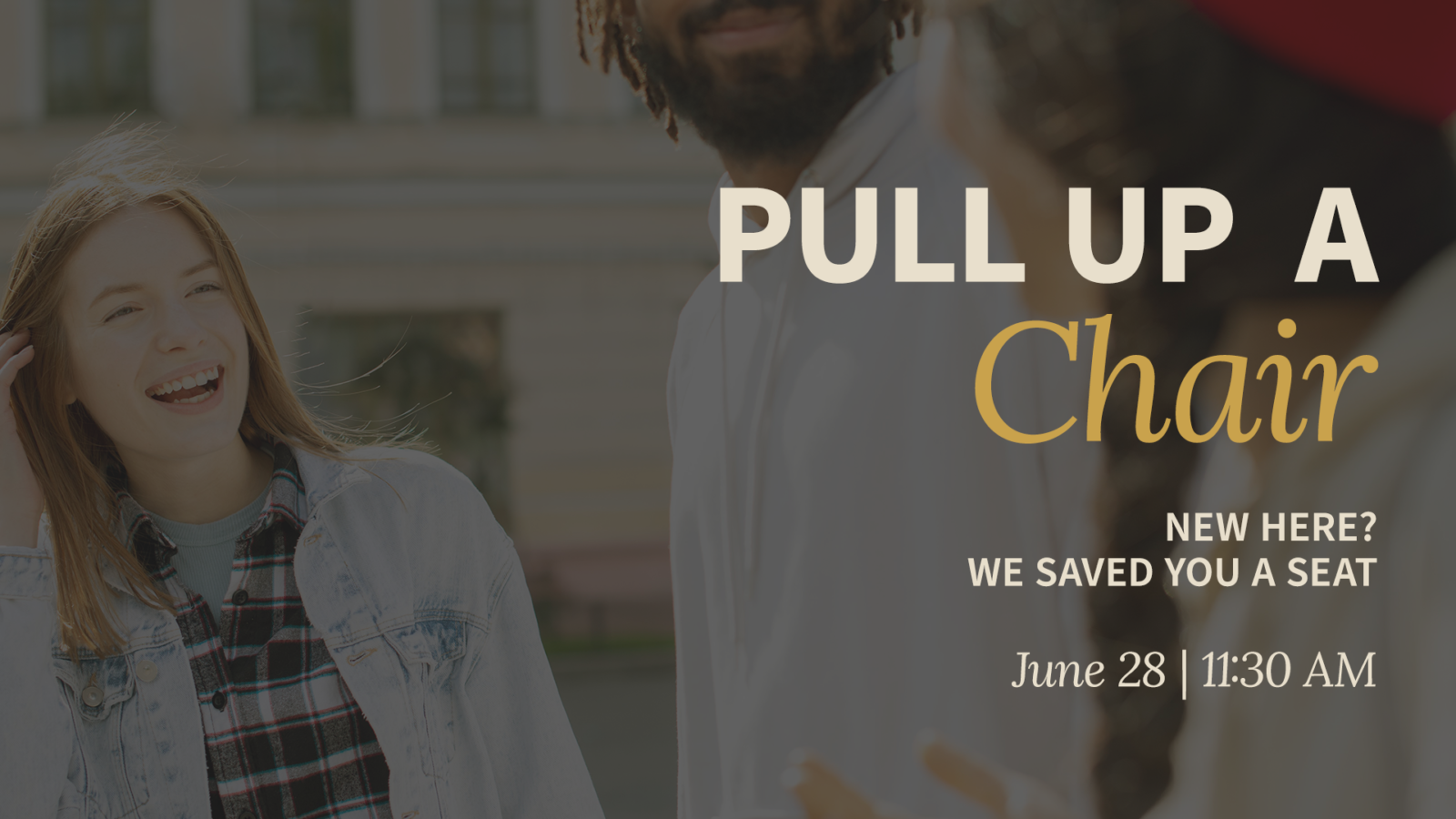 Pull up a Chair, June 28 at 11:30 AM