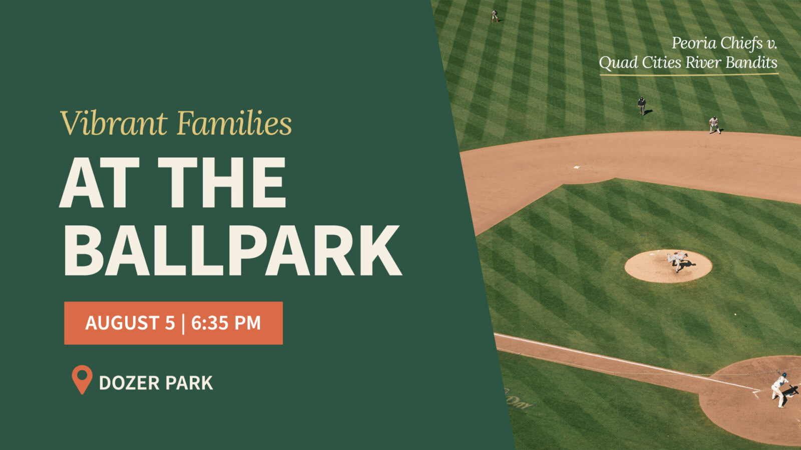 Vibrant Families at the Ballpark - August 5 at 6:35 pm