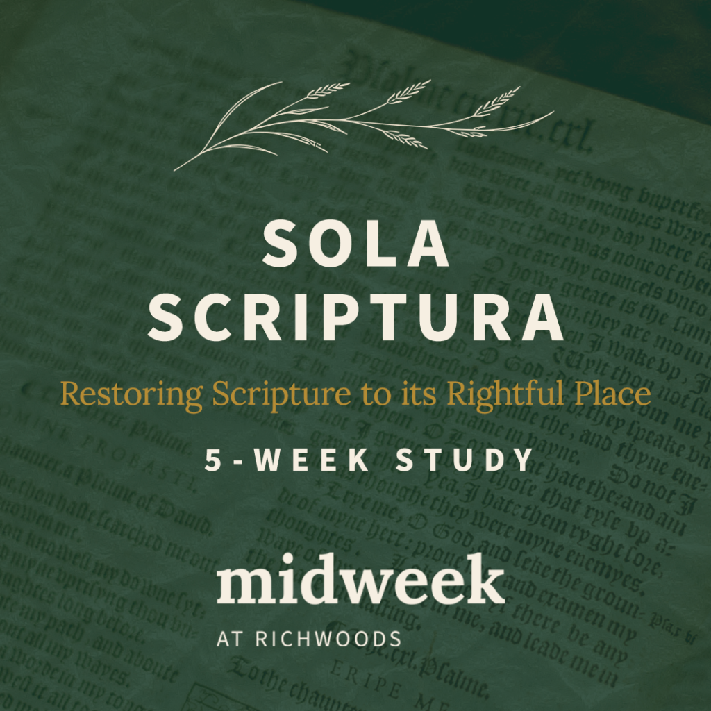 Sola Scriptura: Restoring Scripture to Its Rightful Place